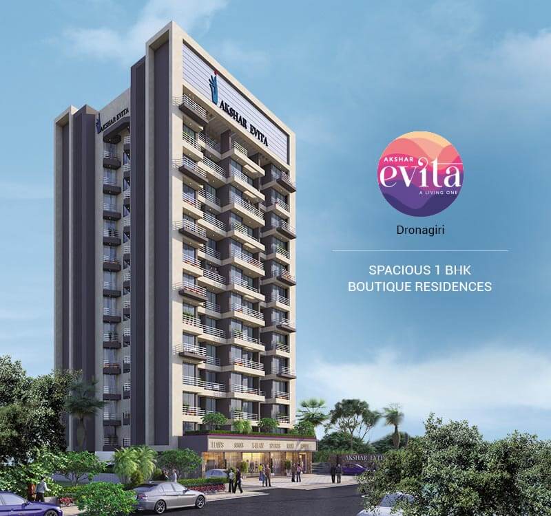 Akshar Evita tower block, sky