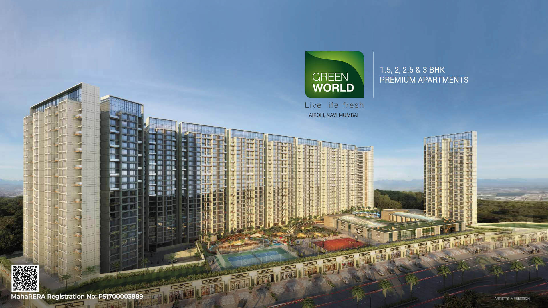 Akshar Green World Metropolis Apartment