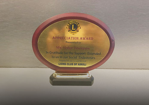 Akshar developer appriciation award for social endeavours