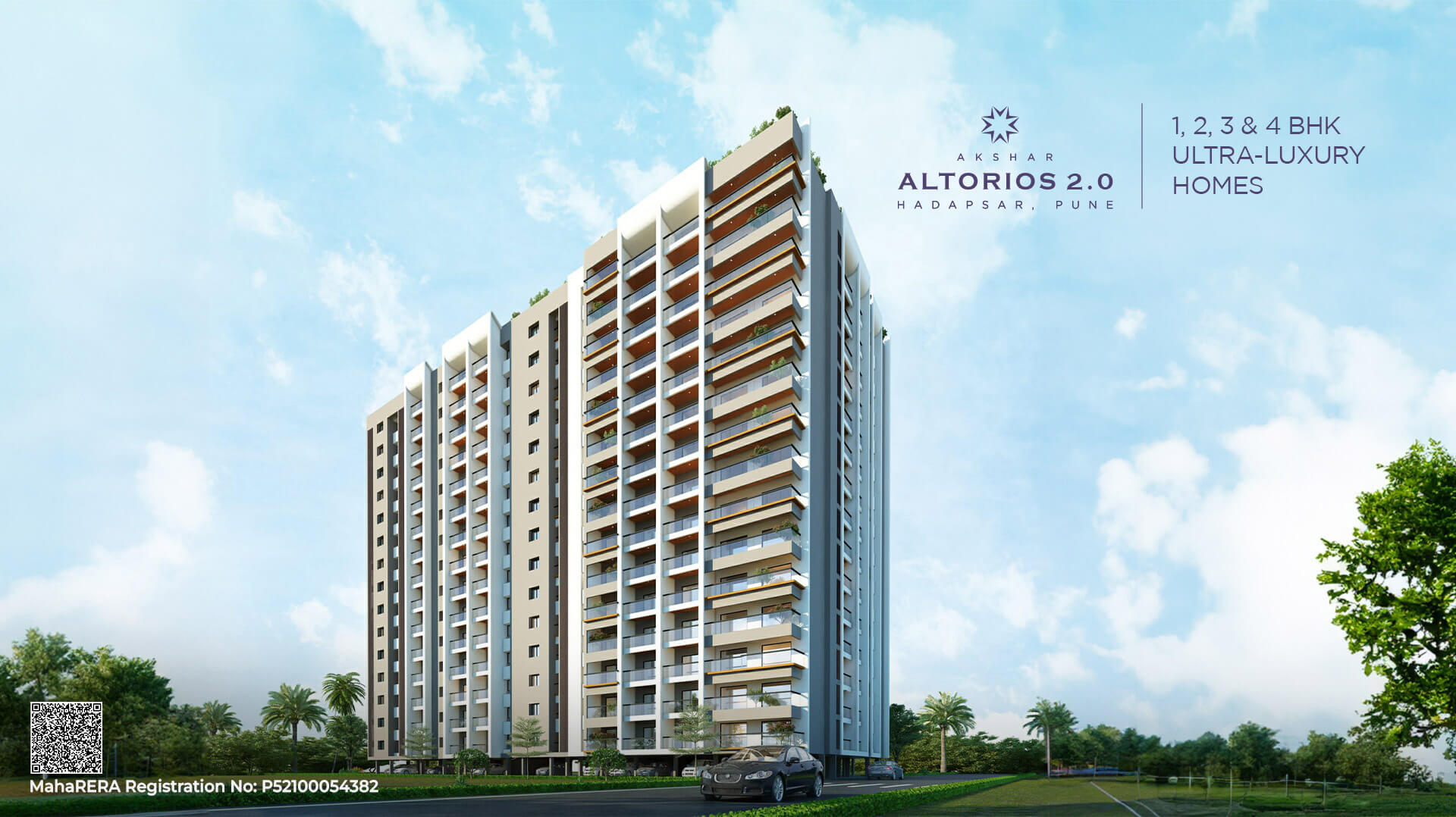 Akshar Akshar Altorios 2.0 Metropolis Apartment